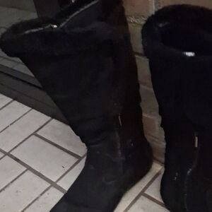 Elegant Black Over the Knee Boots